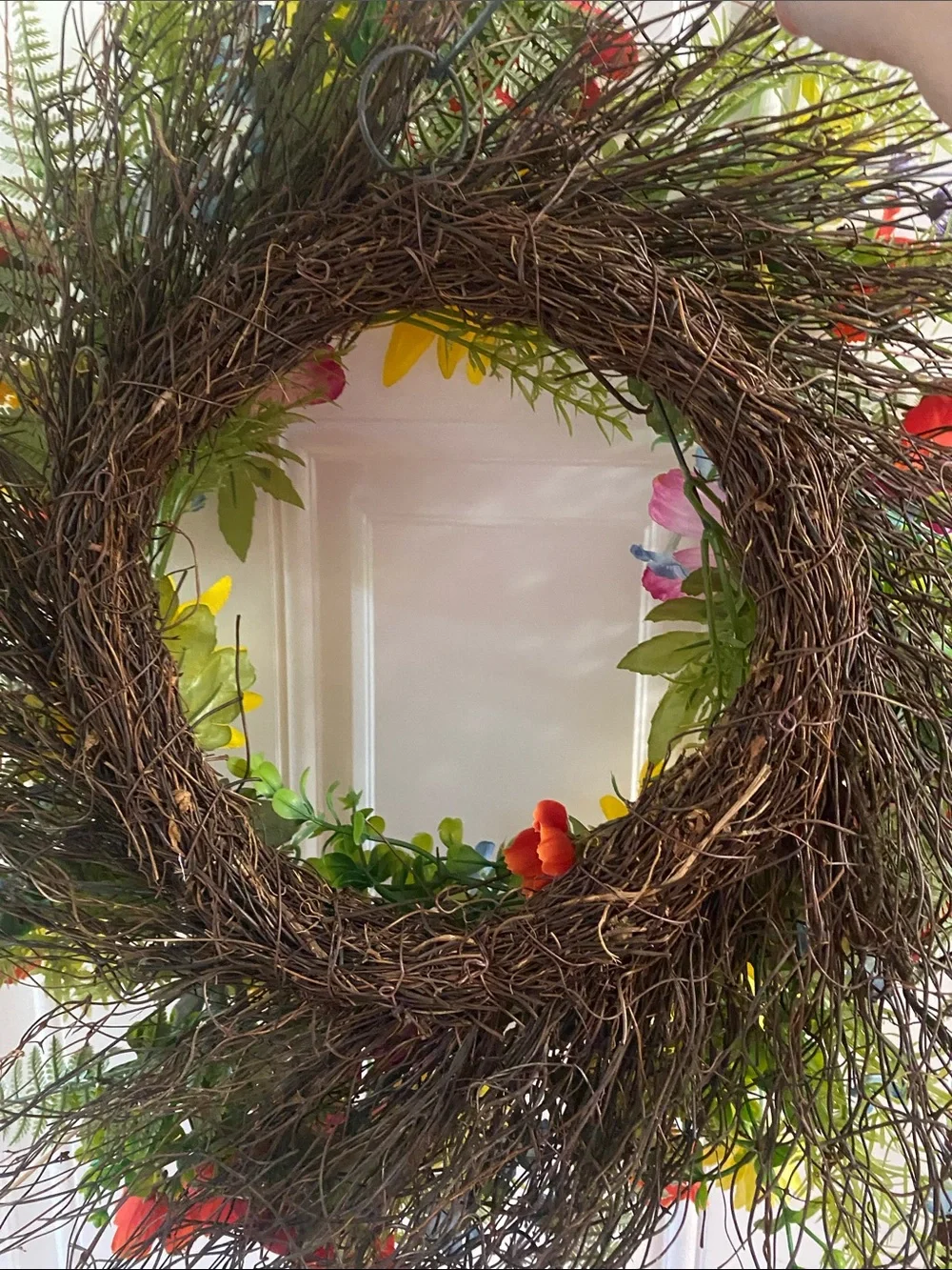 Seasonal Mixed Floral 9” diameter Wreath